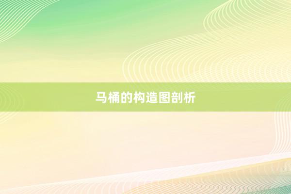 马桶的构造图剖析